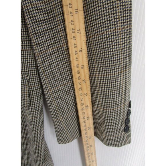 Pendleton Sport Coat 42 Houndstooth Blazer Wool Jacket Preppy Lined - Picture 6 of 12